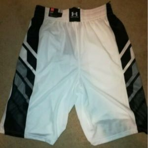 Under Armour Shorts - NWT Under Armour White Select Basketball Shorts Under Armour Shorts - NWT Under Armour White Select Basketball Shorts